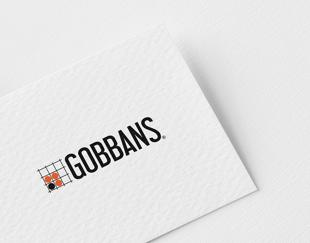 logo orange noir gobbans