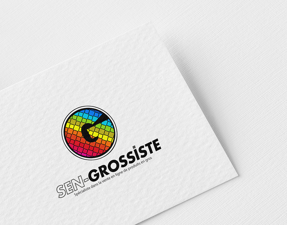 logo rond couleur grossiste