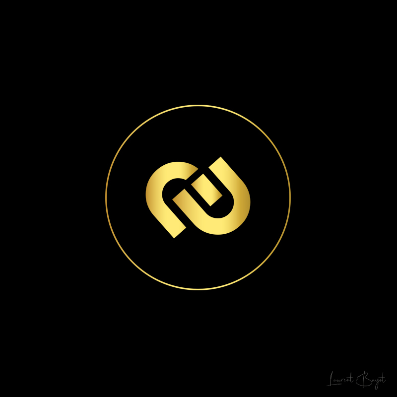 logo or rond noir