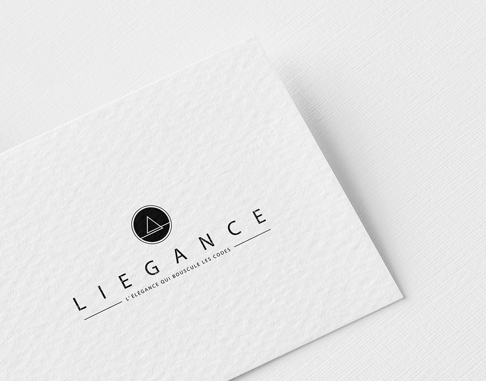 logo rond noir or luxe