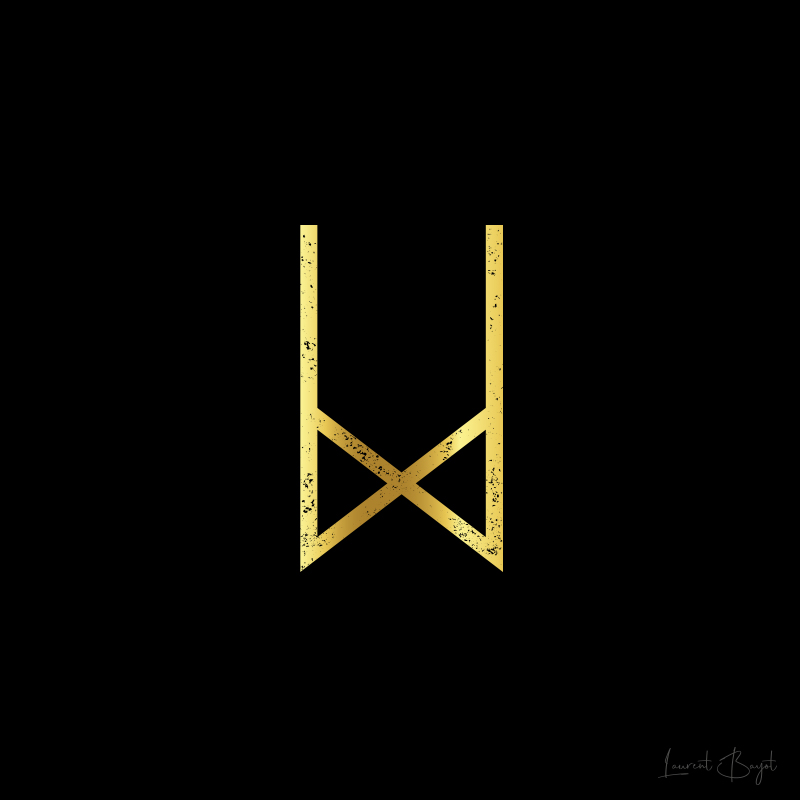logo symbolique or
