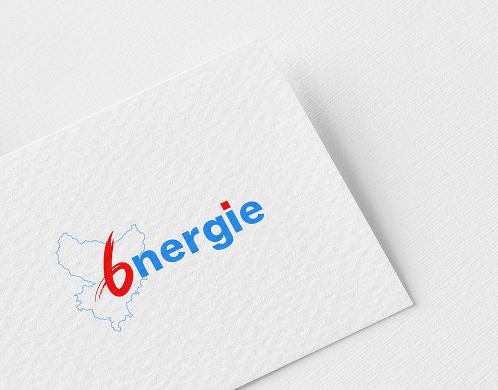 6nergie logo rouge bleu