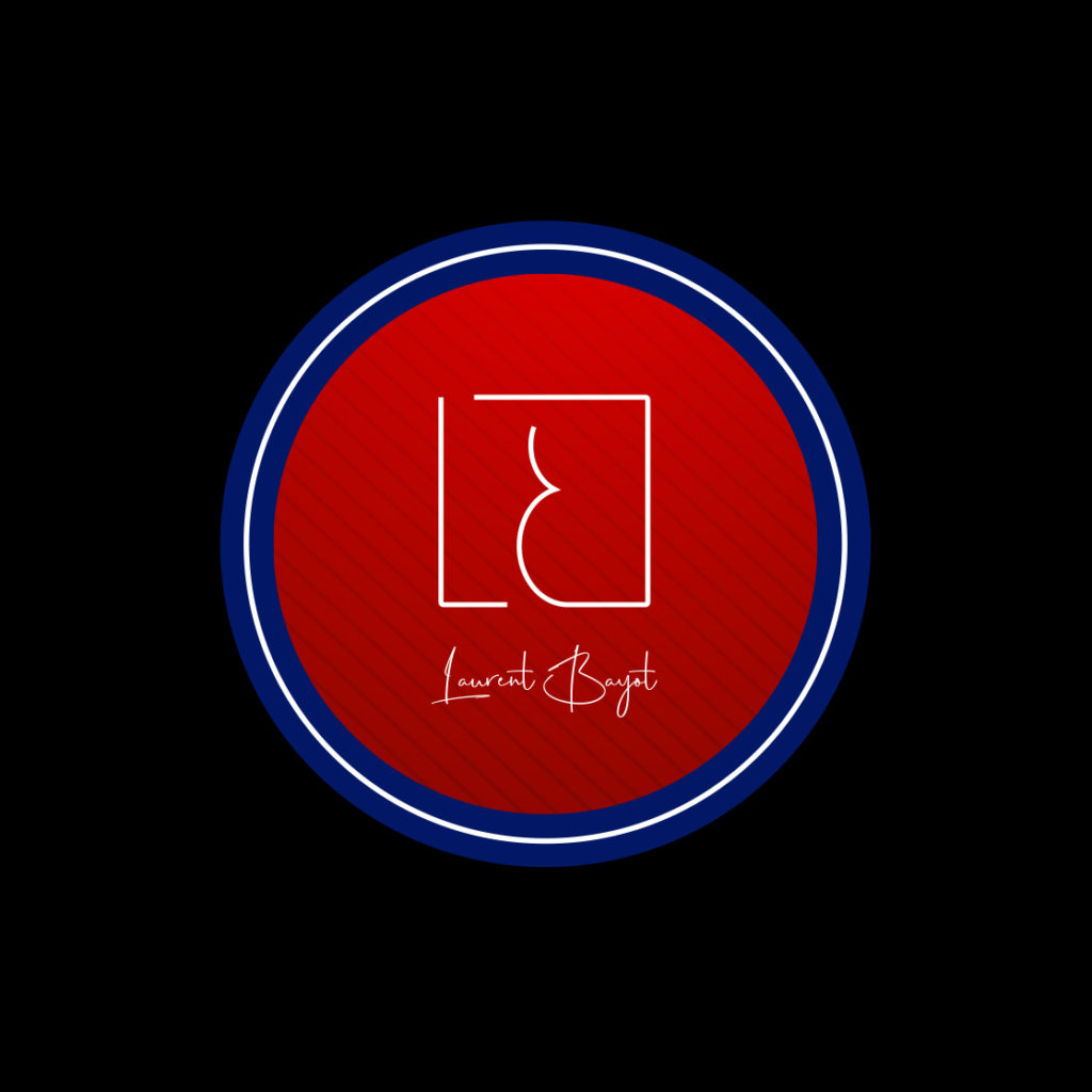 logo rond rouge bleu paris