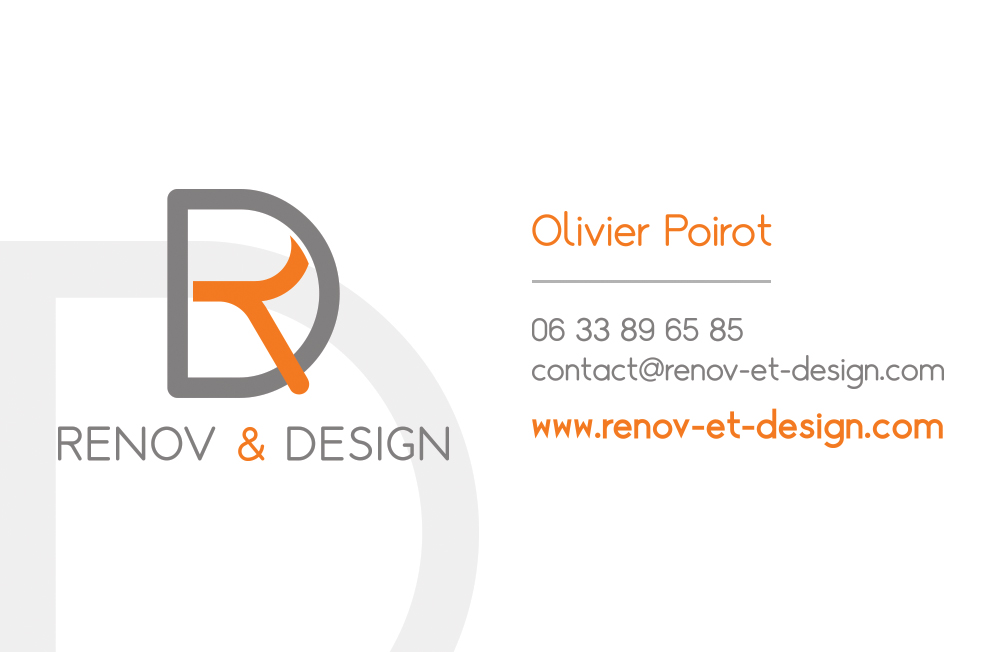 carte visite design renovation