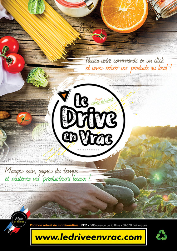 le drive en vrac flyer