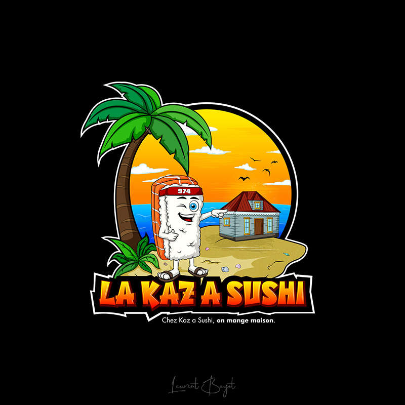 logo illustré sushi