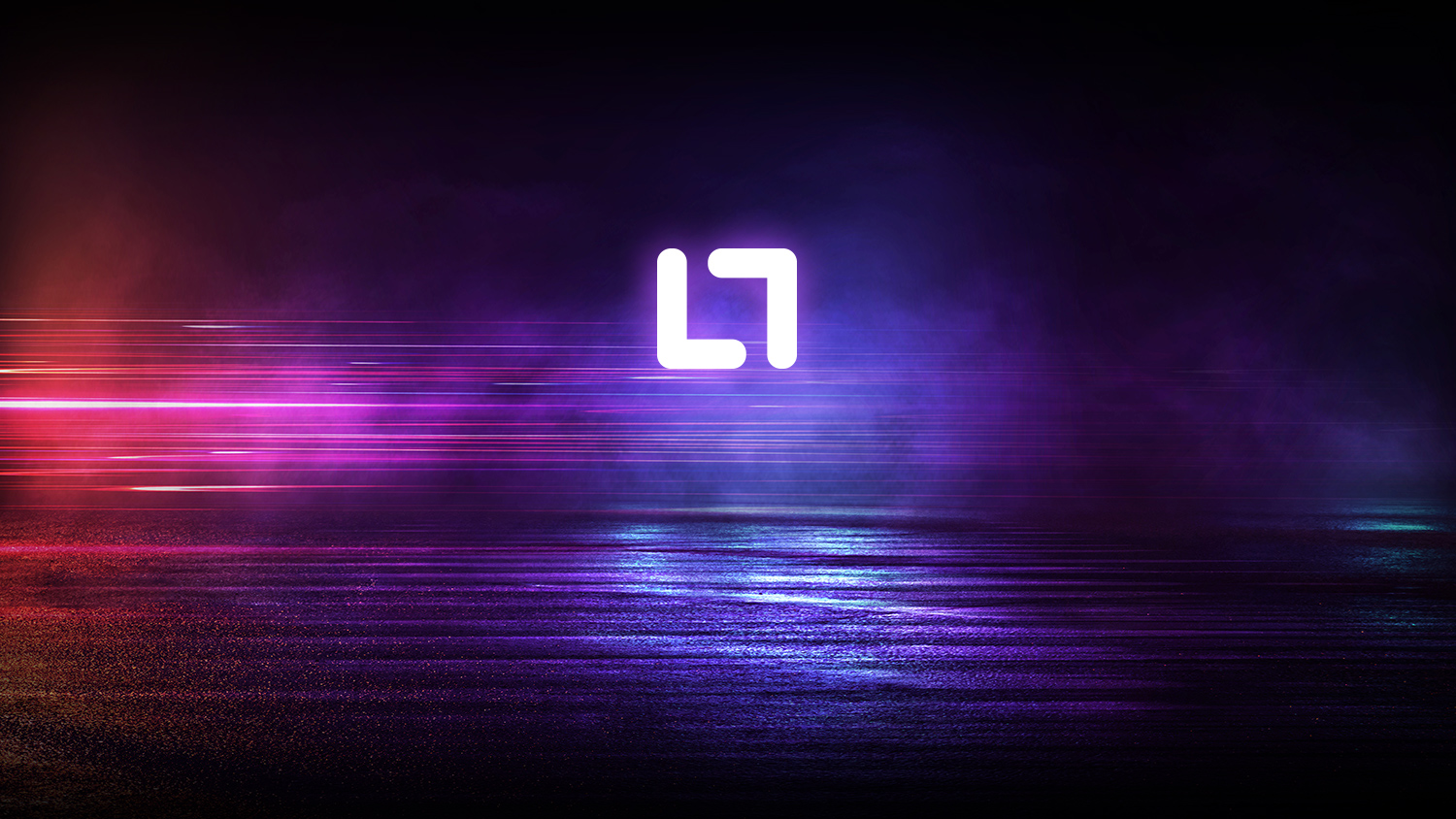 logo online blanc violet