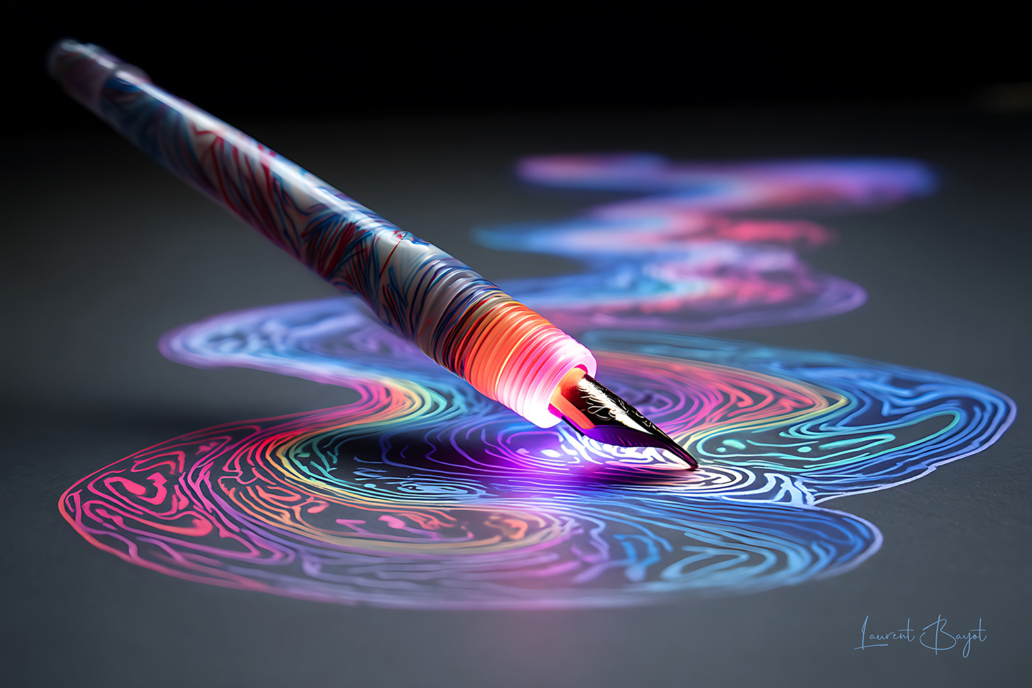 Laurent Bayot violet design