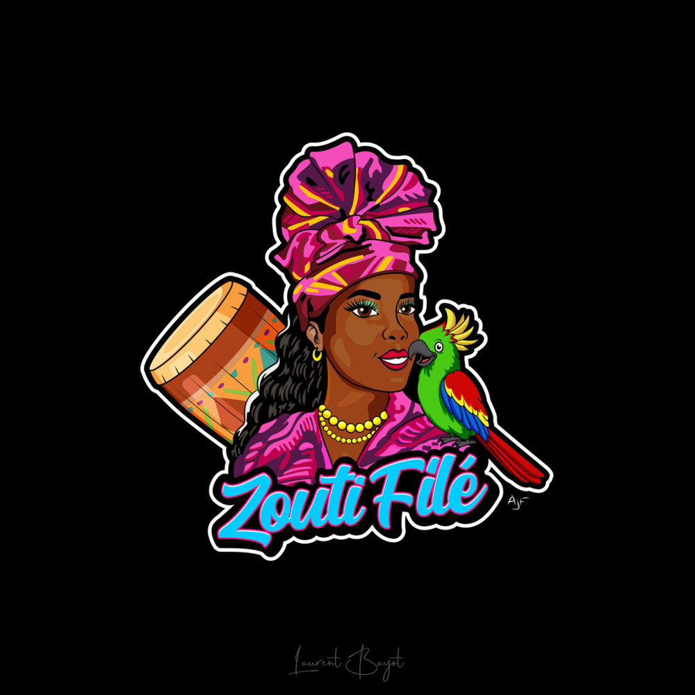 logo Guadeloupe couleurs